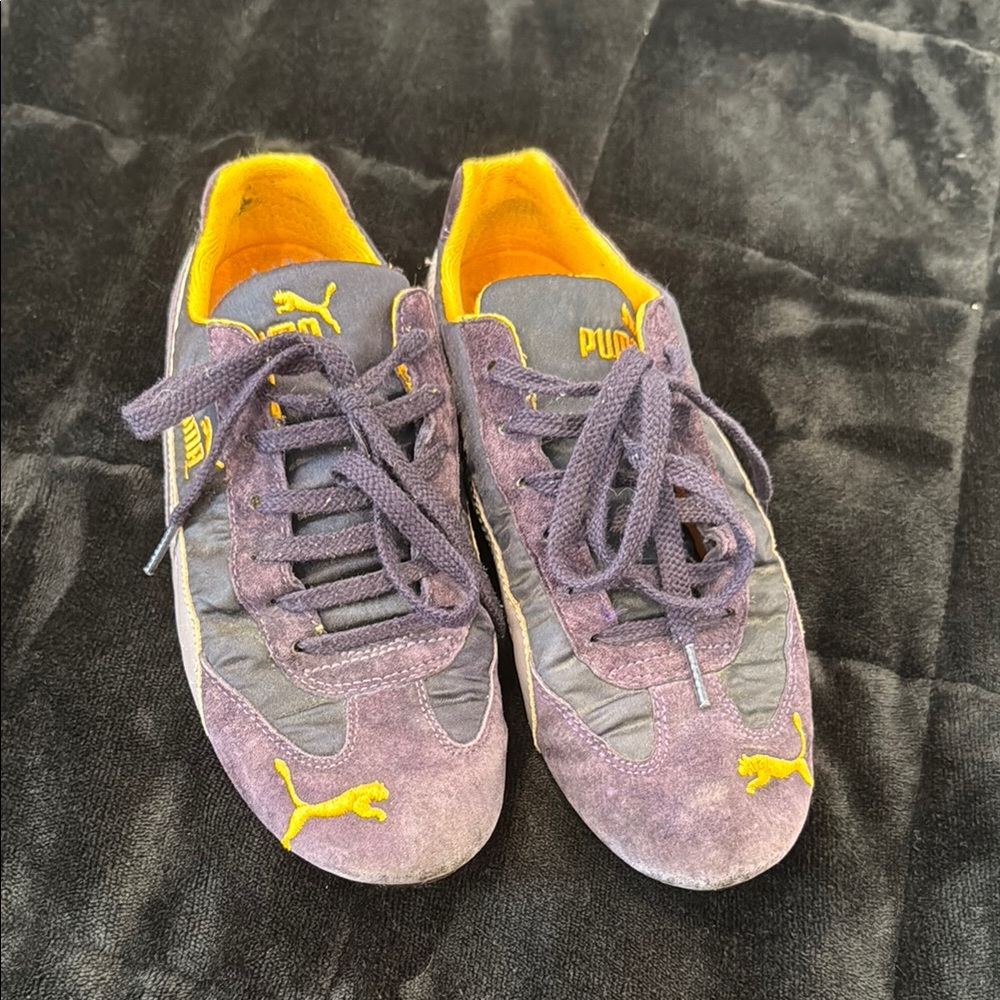 Puma Purple and Yellow Women's Shoes